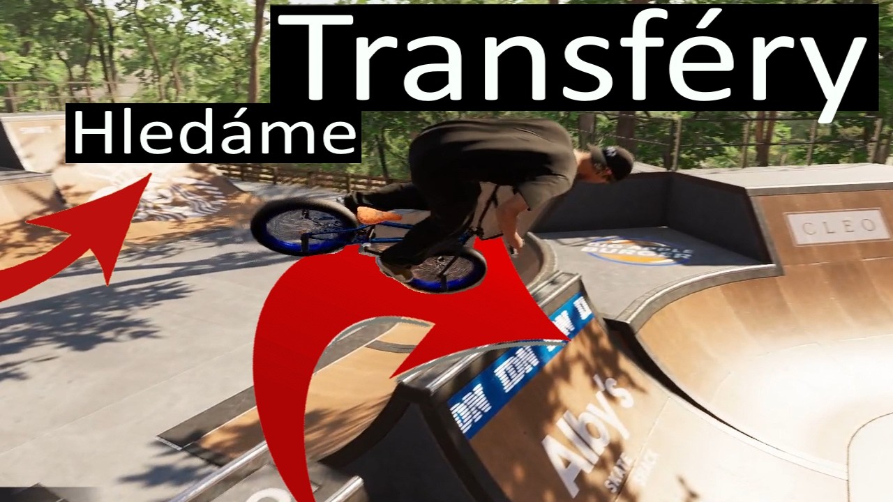 Hledáme TRANSFÉRY ve skateparku v BMX STREETS