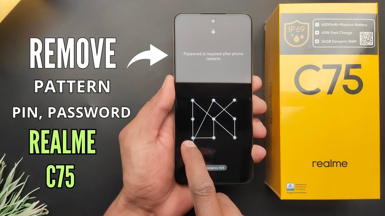Realme C75 Hard Reset | Break Pattern, Pin, Password, Finger, Face Lock |