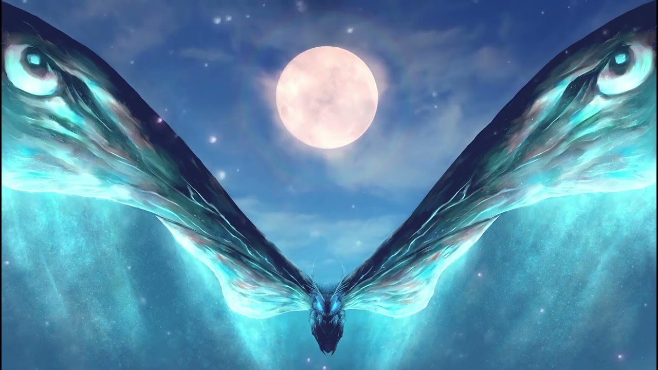 Mothra Healing in the Night Sky Ambience
