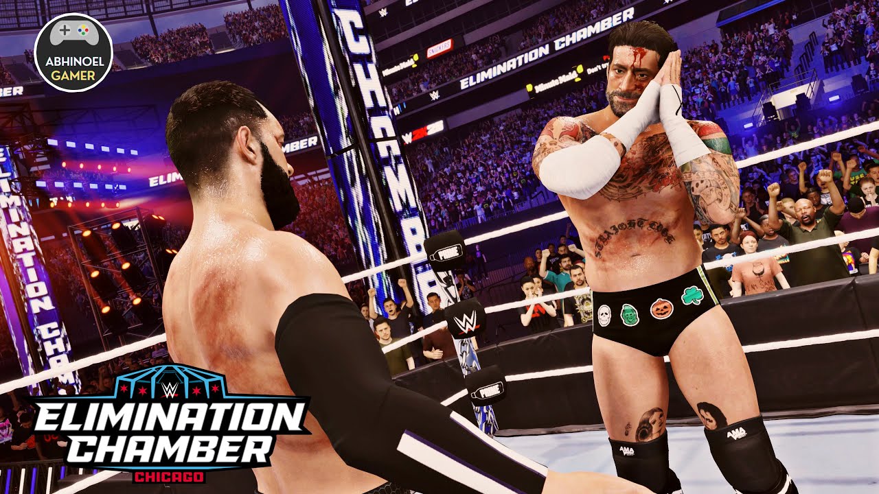 WWE 2K25 - CM Punk vs Finn Balor | World Heavyweight Championship | WWE Elimination Chamber 2026
