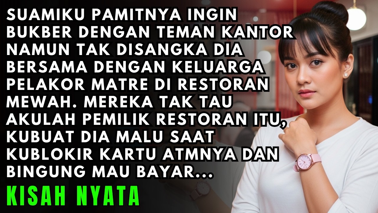SUAMIKU PAMIT BUKBER DENGAN TEMAN KANTORNYA — TERNYATA PERGI BERSAMA KELUARGA PELAKOR MATRE!