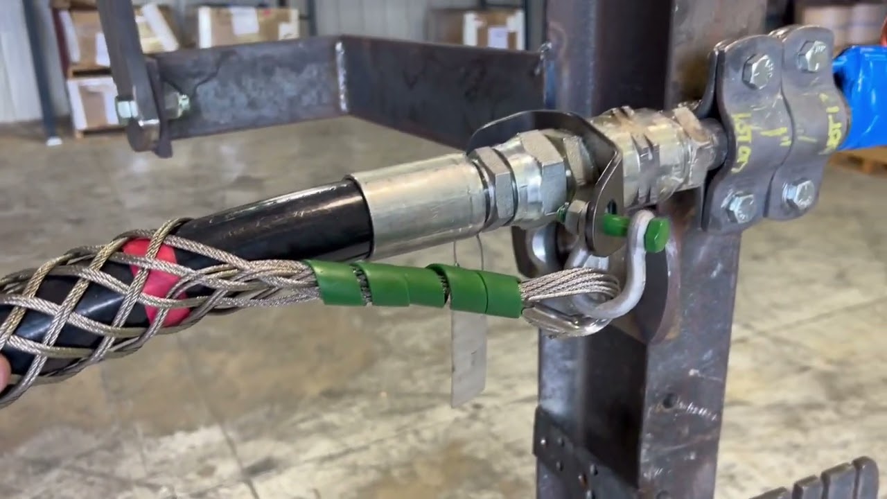 Whip Sock testing at 4300 PSI on 1.25