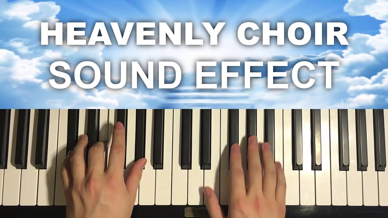 How To Play - Heavenly Choir Sound Effect (Piano Tutorial Lesson)