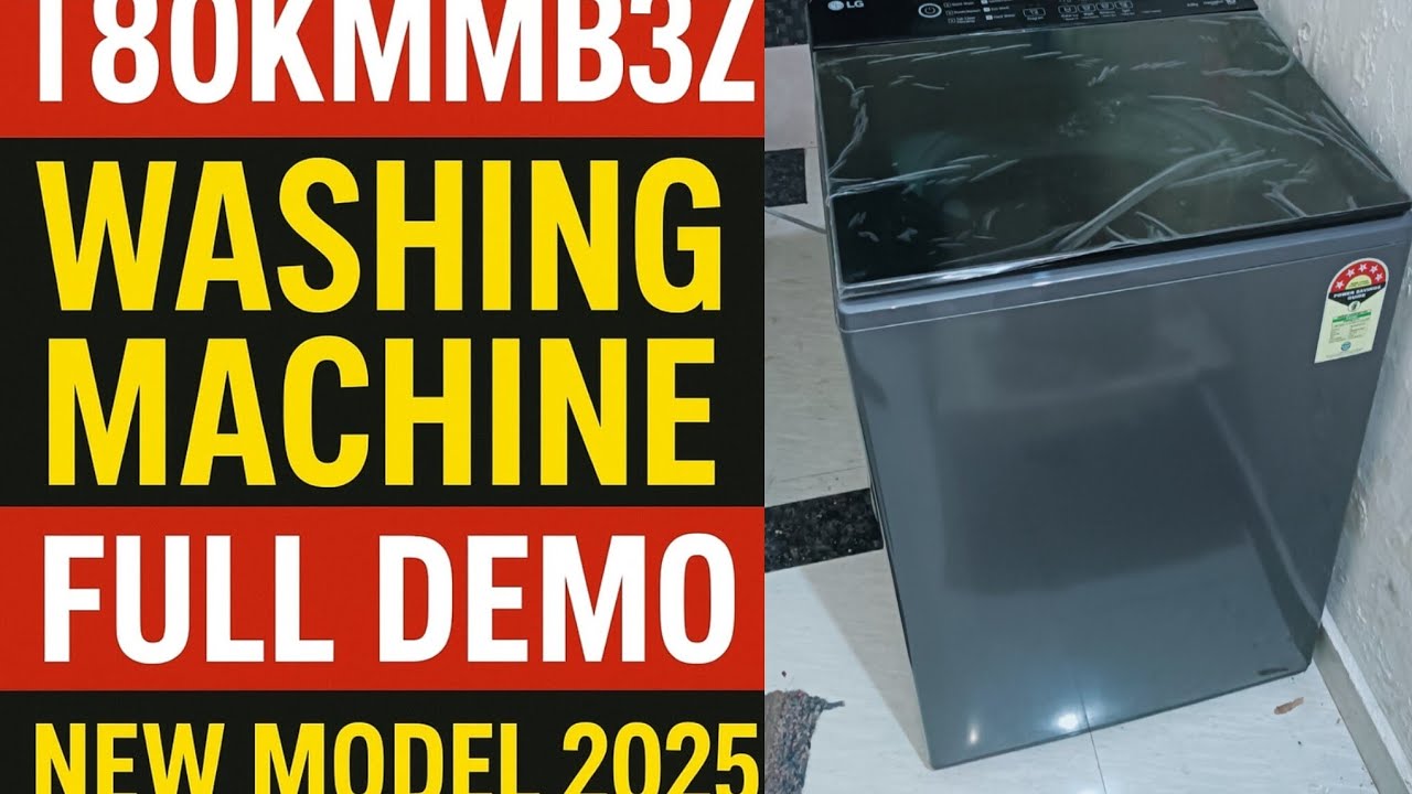 #LG new model T80KMMB3Z washing machine full demo #hindi | #tech #video