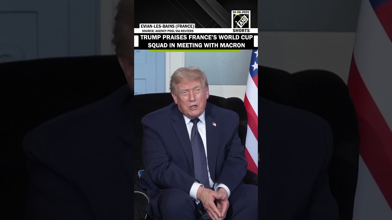 Donald Trump praises France&rsquo;s World Cup Football team while meeting Emmanuel Macron at G7 Summit