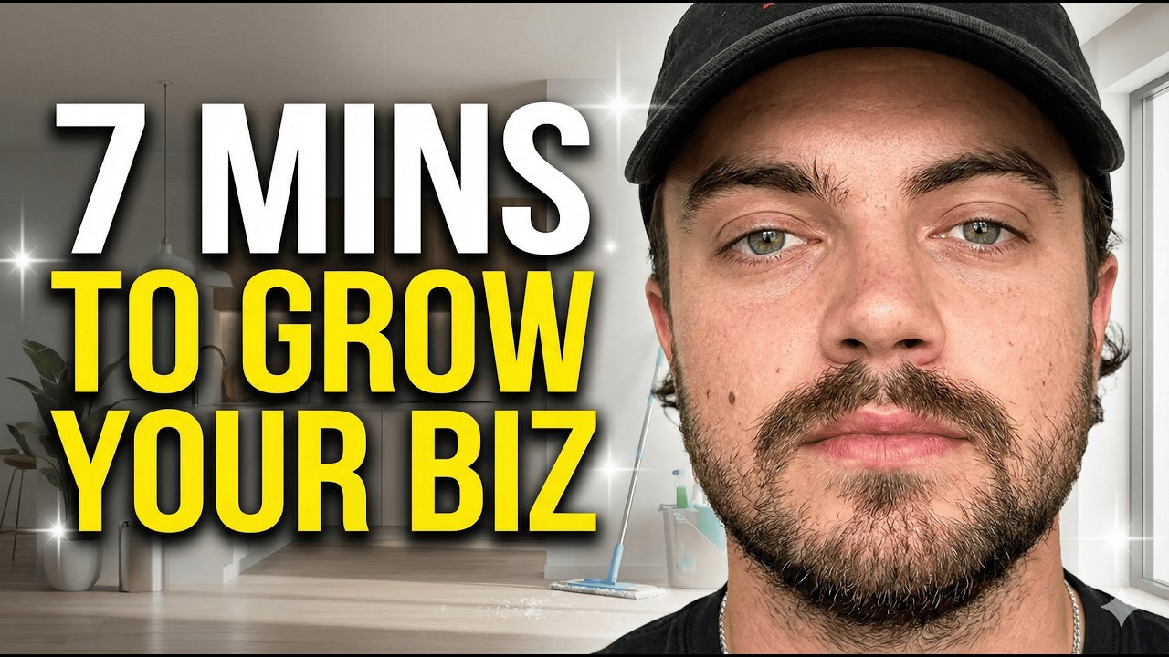 Give Me 7 Minutes and I’ll FORCE Your Cleaning Biz to Grow