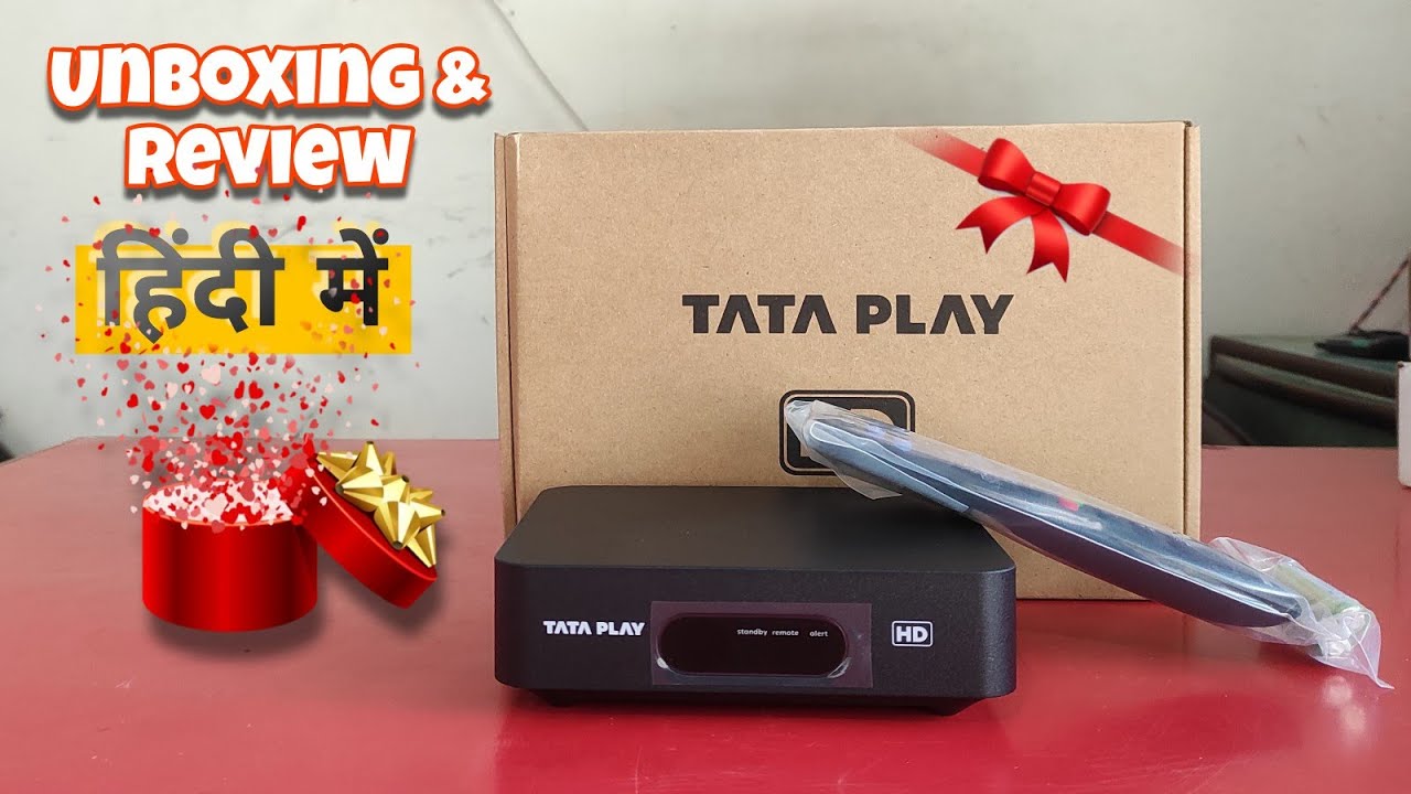 Tata Play HD Set Top Box Unboxing & Review in Hindi | Tata Play DTH