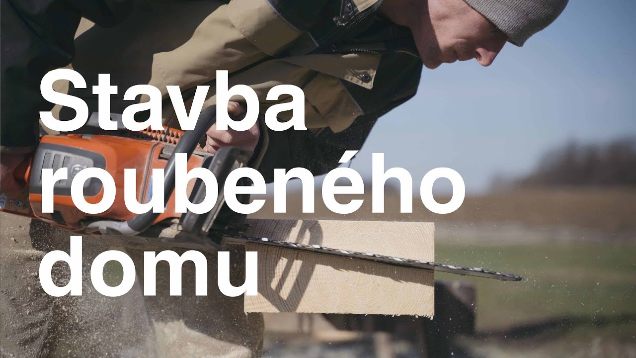 Stavba roubeného domu (Construction of a timbered house) - 4K video/ENG Subtitles