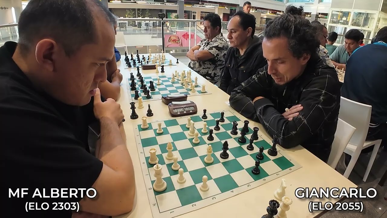 SUB 2400  - Ronda 3 - MF Alberto (2303) vs Giancarlo (2055). Rápidas