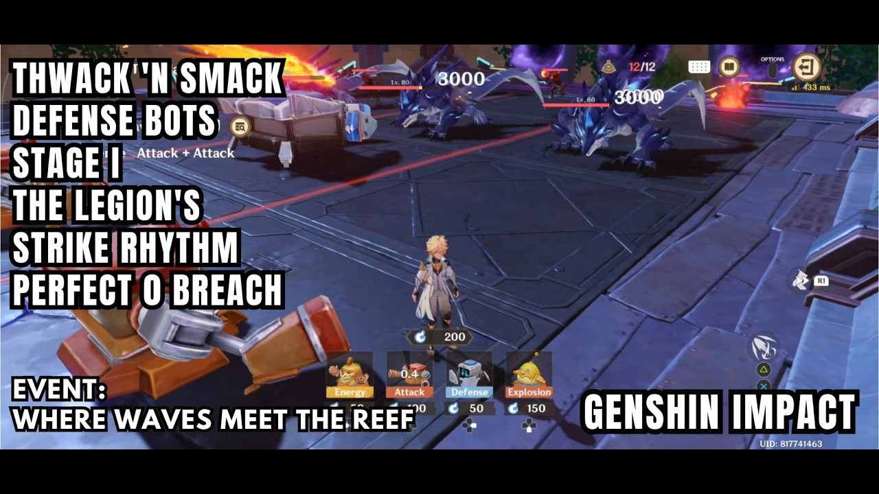 [Genshin Impact Event] Thwack 'n Smack Defense Bots - Stage I - The Legion's Strike Rhythm - Perfect