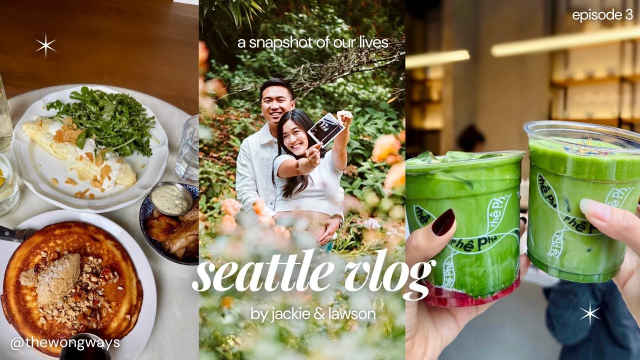 seattle diaries 🎀 telling our friends the genders, suncadia, brunch and cafes, and maroon 5 concert