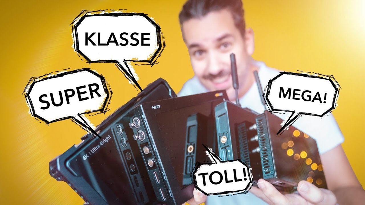 Normal kann jeder: Diese vier Kameramonitore bieten völlig einzigartige Features!
