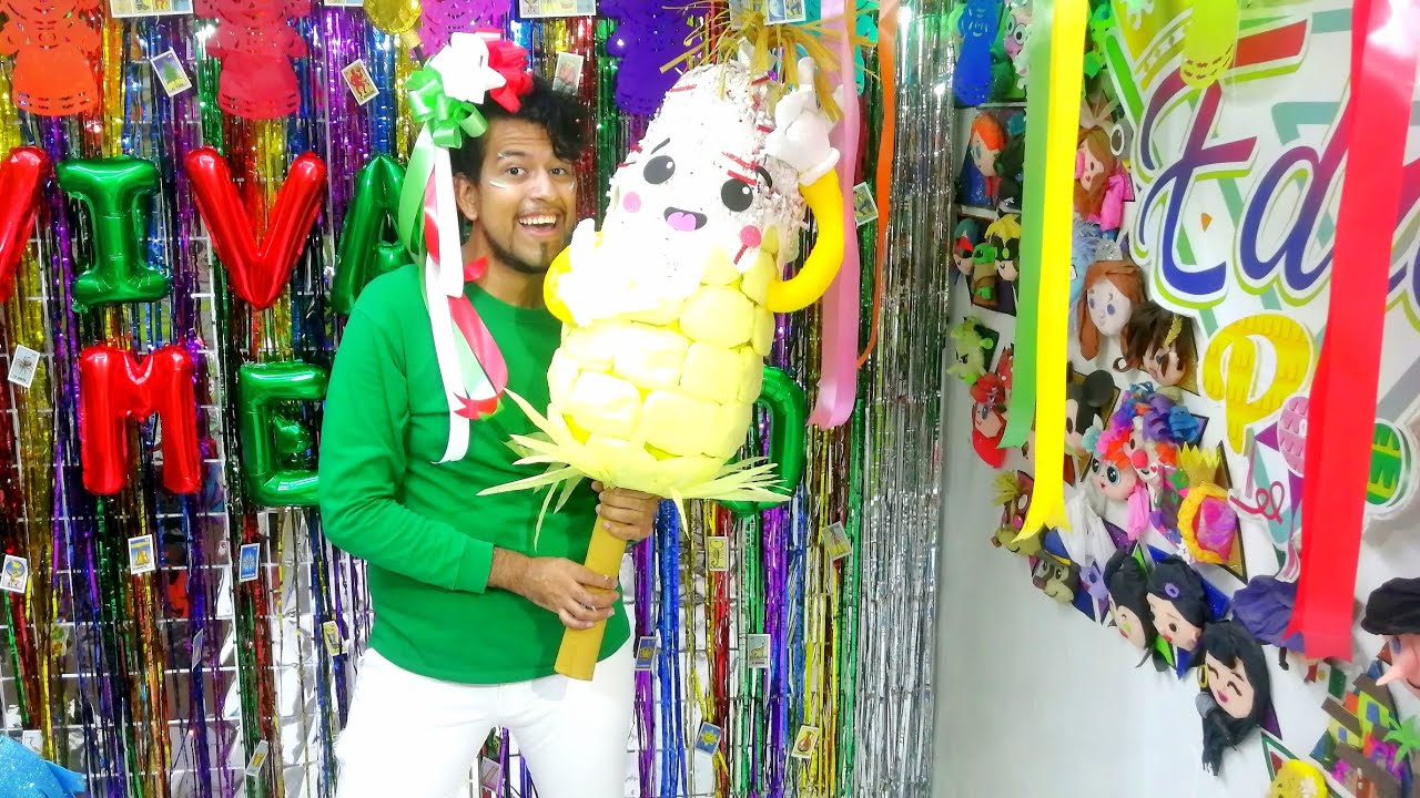 Piñata de Elote preparado 🌽/ Especial De Fiestas Patrias EDREI POP