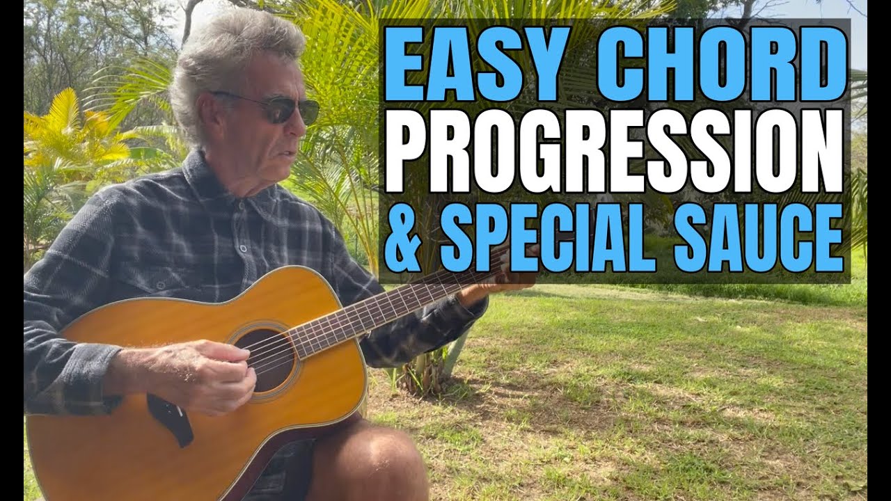 Easy Chord Progression On Guitar For Beginners + Some Special Sauce