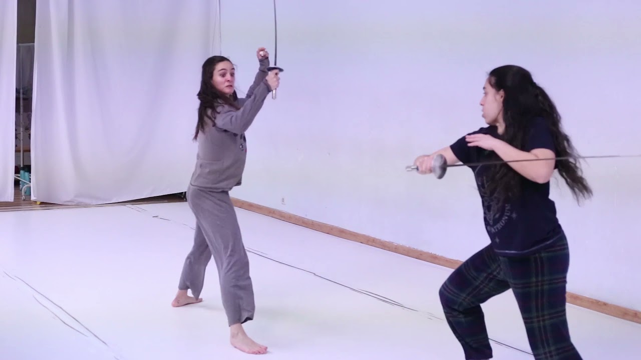 Esgrima Escénica: Laura y Míriam (Florete)