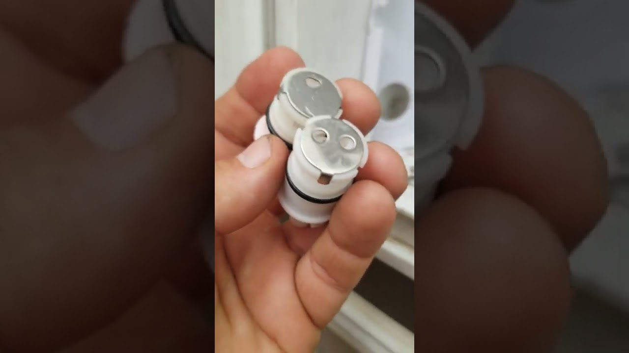 how to replace seals and valves in a camper trailer outdoor shower.