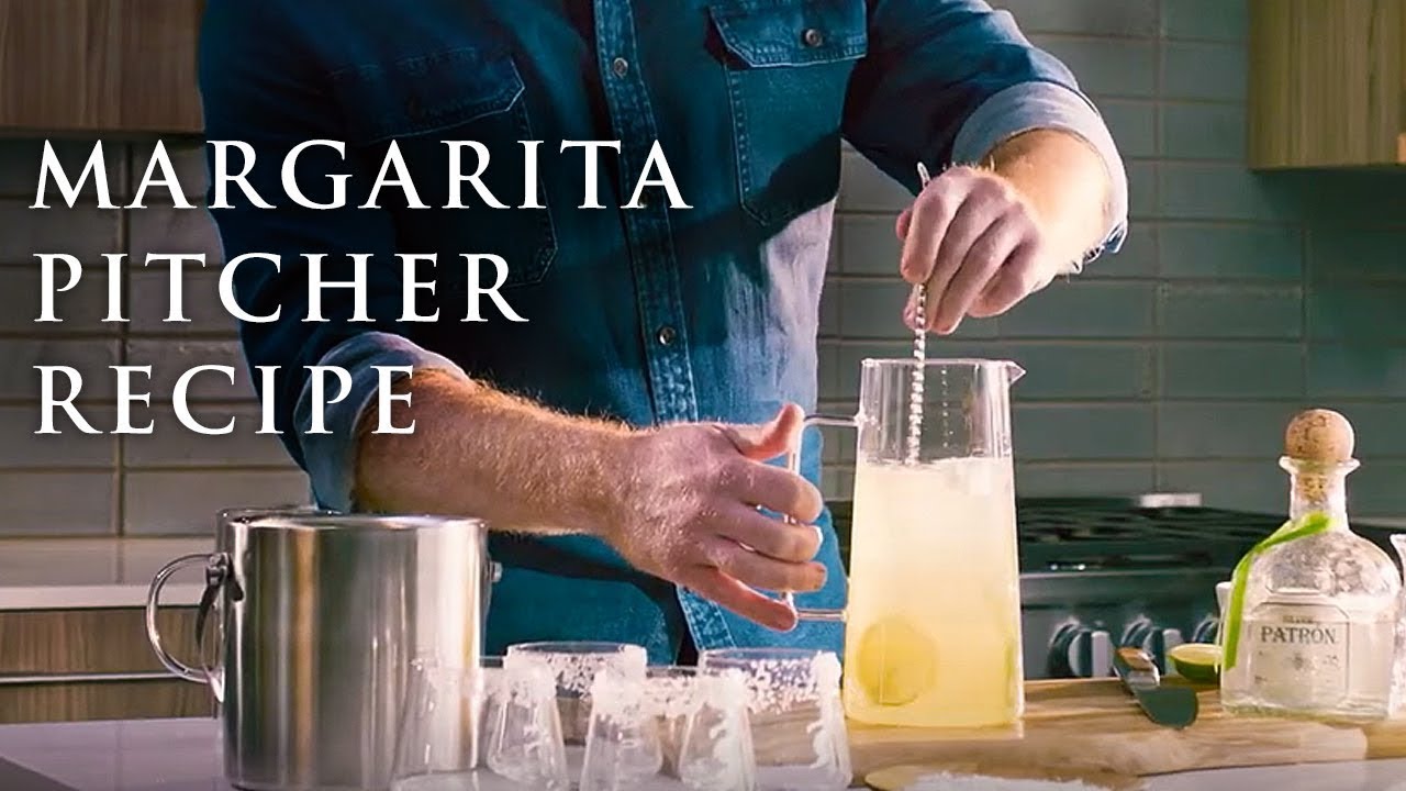 Classic Margarita Pitcher Recipe | Tequila Cocktails | Patr&oacute;n Tequila