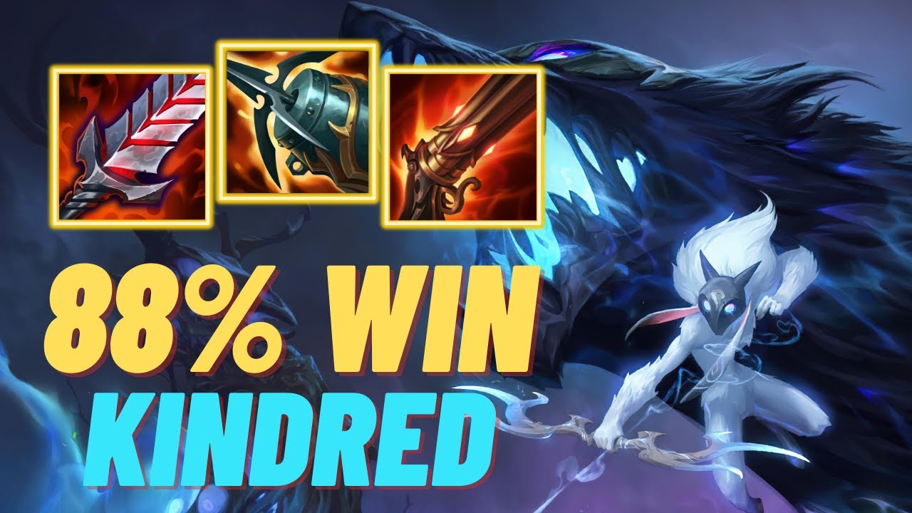 INSANE 88% WIN RATE KINDRED IN KOREAN CHALLENGER - JUNGLE GAMEPLAY S13