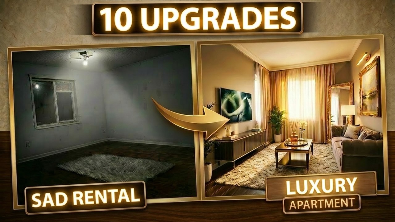 How I Transformed my Sad Rental Into a Luxury Apartment Home With These Simple Upgrades