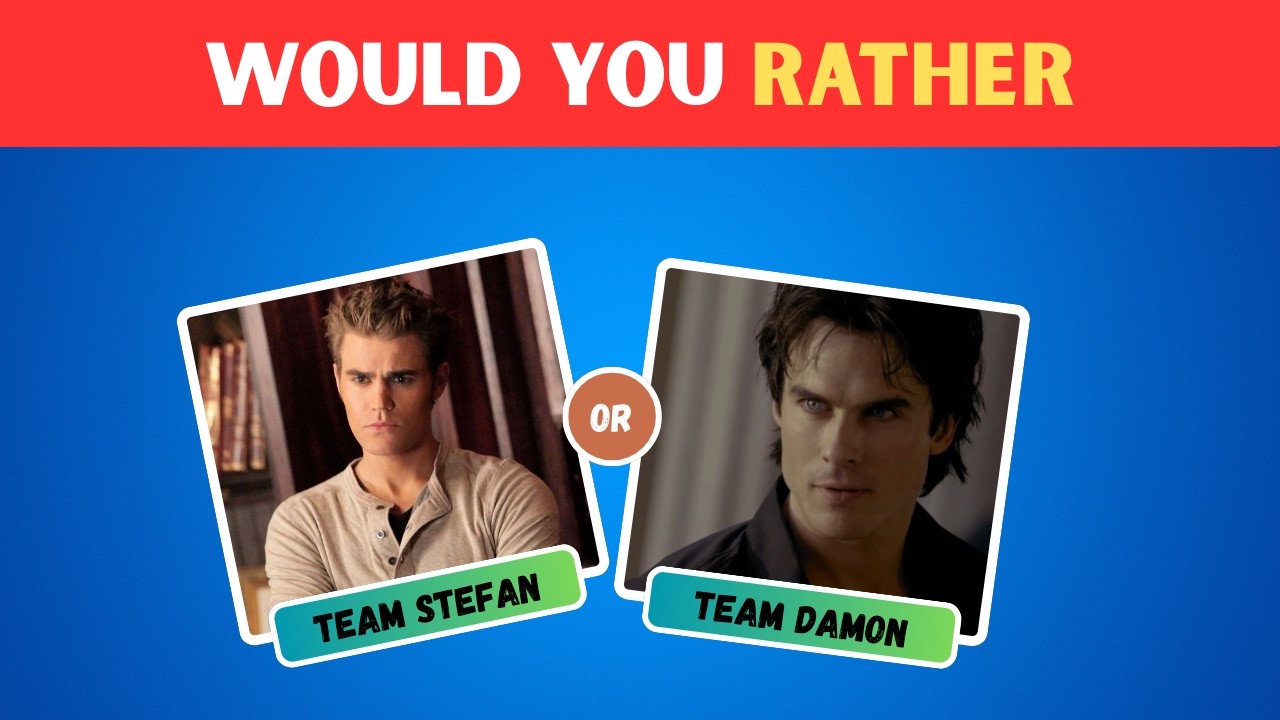 Would You Rather &ndash; The Vampire Diaries Edition 🩸 | TVD Quiz Game