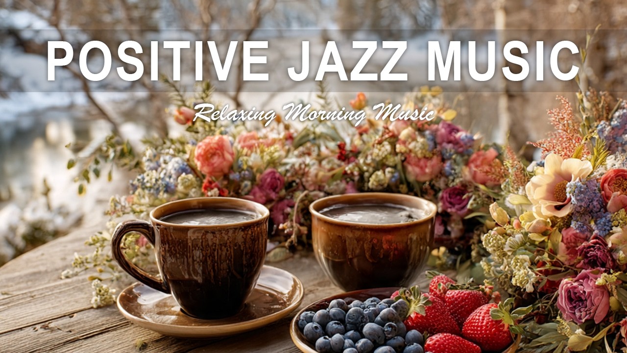 Positive Jazz Music  – Smooth Piano Jazz & Gentle Bossa Nova for Relax, Work & Study ☕🎹
