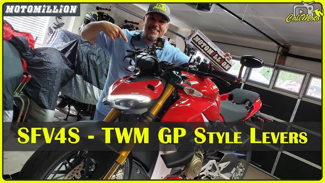 2020 Ducati Streetfighter V4 S | TWM GP STYLE Levers Install | MotoMillion