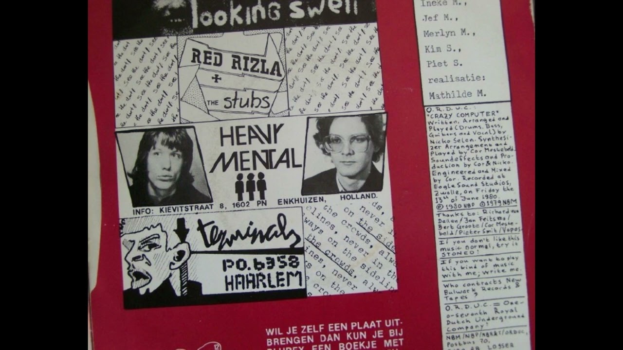 17 to 7 on 33 - 1980 Dutch wave /post-punk compilation 7 inch EP