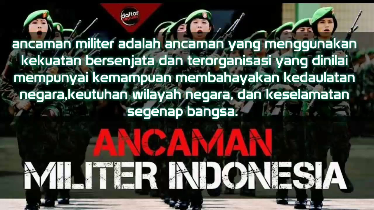 ANCAMAN MILITER! HARUS TAHU PENGERTIANNYA!