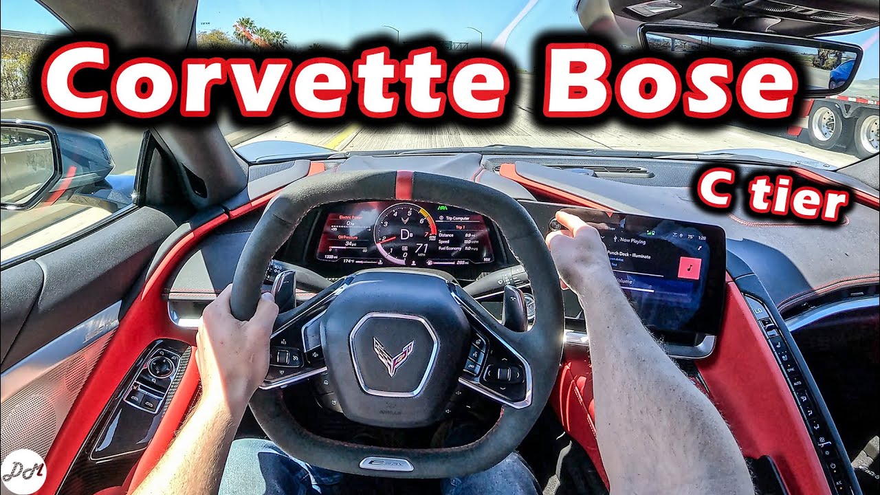 Chevrolet Corvette 2024 года — обзор аудиосистемы Bose Performance Series с 14 динамиками