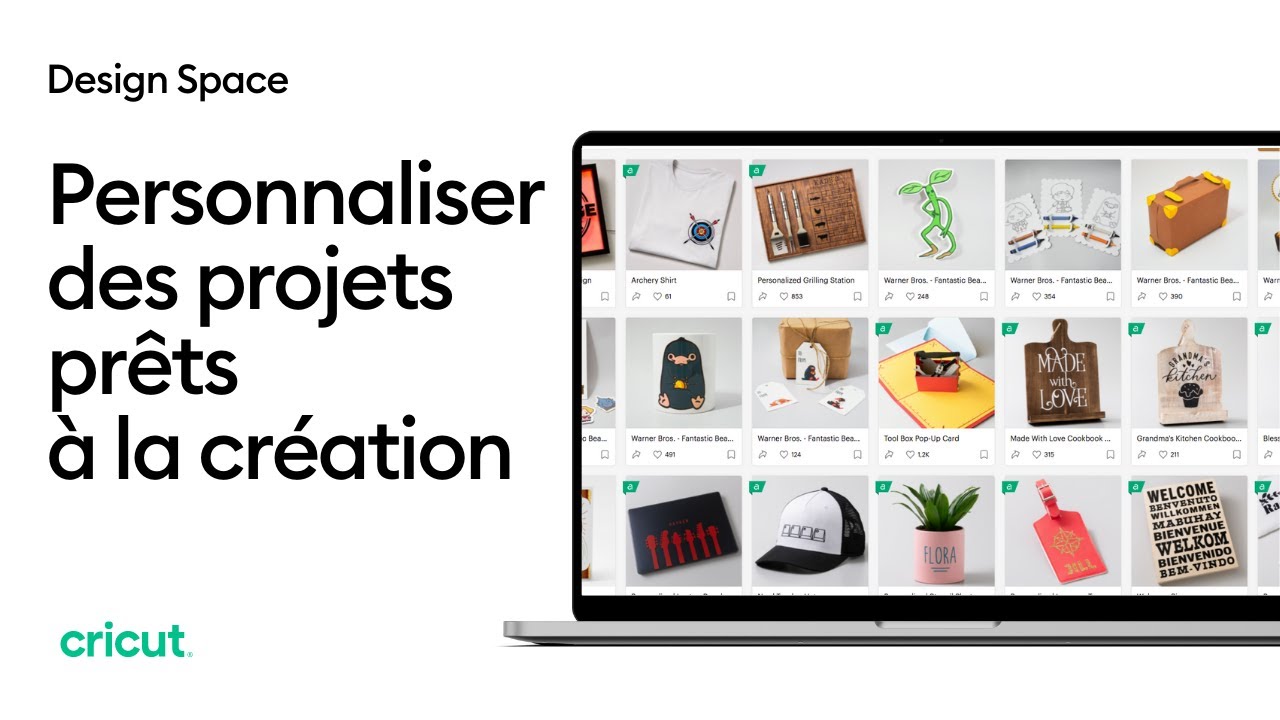 Personnaliser un projet sur Design Space | Cricut France