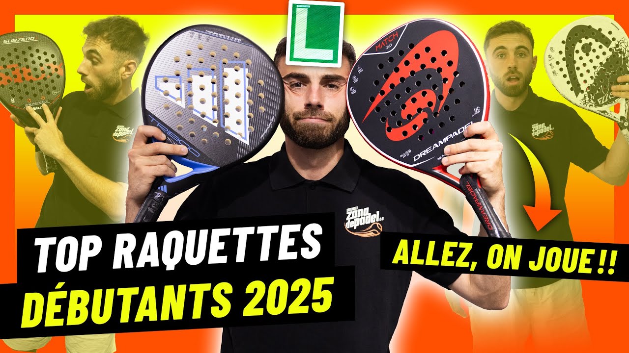 TOP Raquettes de padel pour débutants 2025 🎾 | Les meilleures options pour bien commencer !