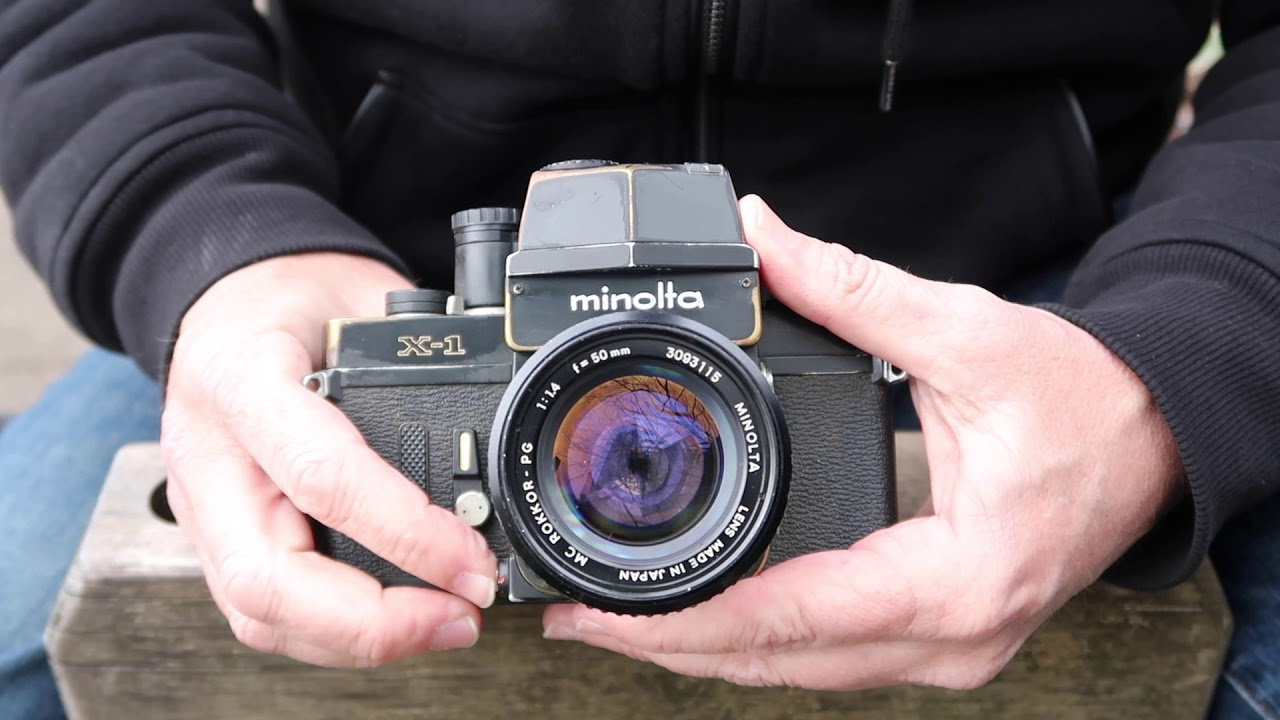 Minolta X1 and XM SLR Film Camera