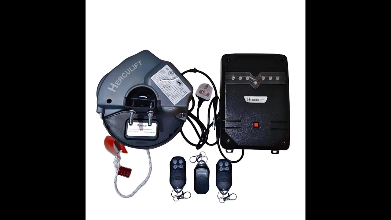 Herculift Garage door motor installation.