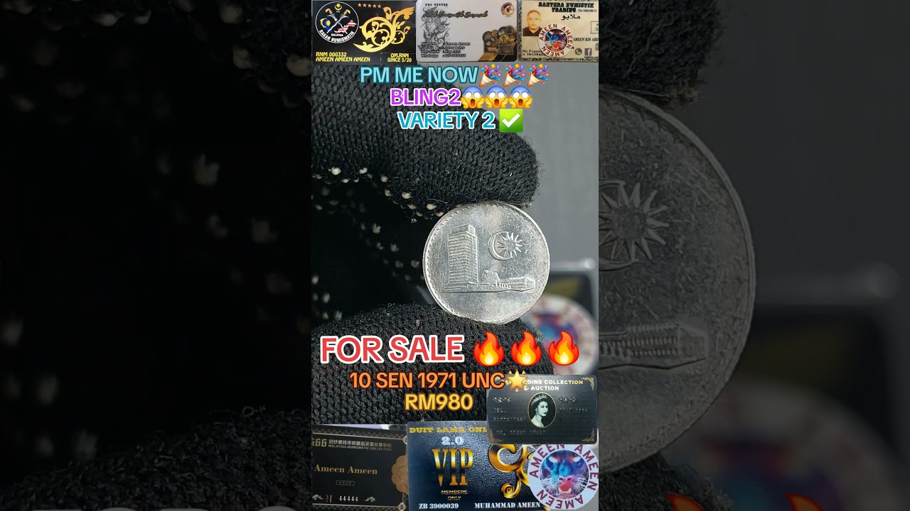 10 sen 1971 🌟 UNC RARE ✅🇲🇾👍🏼