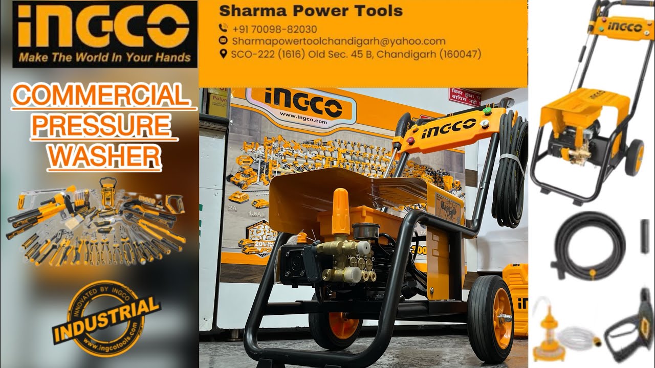 INGCO COMMERCIAL WASHER | CAR WASHERS | SHARMA POWER TOOLS