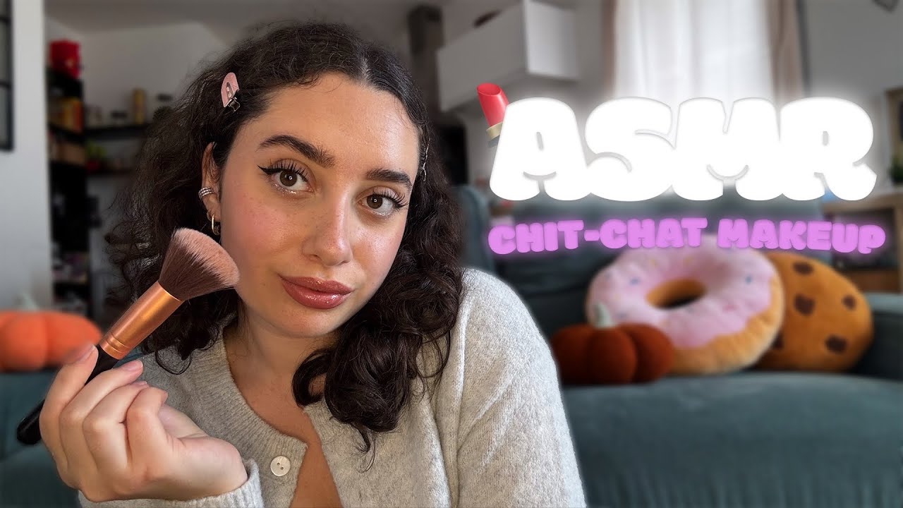 🌙 ASMR FRANÇAIS : CHIT CHAT MAKEUP 💄(travail,l'asmr, évènement Paris...)