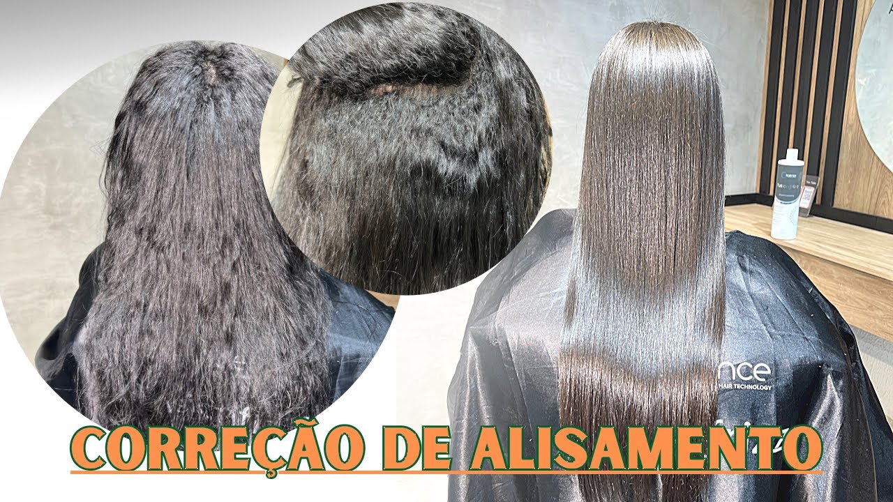 ❌ COMO CORRIGIR UM ALISAMENTO ? LEVEI 6 HORAS PARA ENTREGAR O LISO PERFEITO - PROGRESSIVA SEM FORMOL