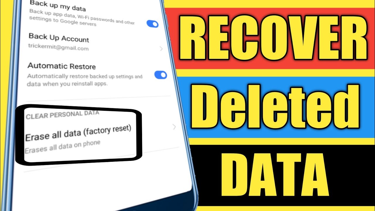 How to recover data from android phone after hard reset | Recover Data After Hard Reset 2023