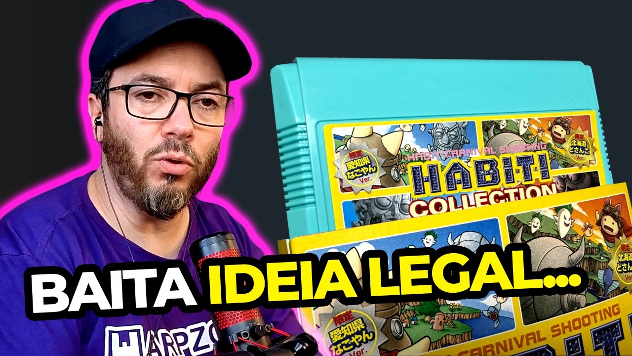 Lançaram um Cartucho 4 em 1 pro NINTENDINHO em 2026