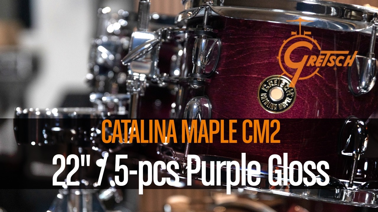 Gretsch Catalina Maple CM2 | 5-piece kit in Purple Gloss