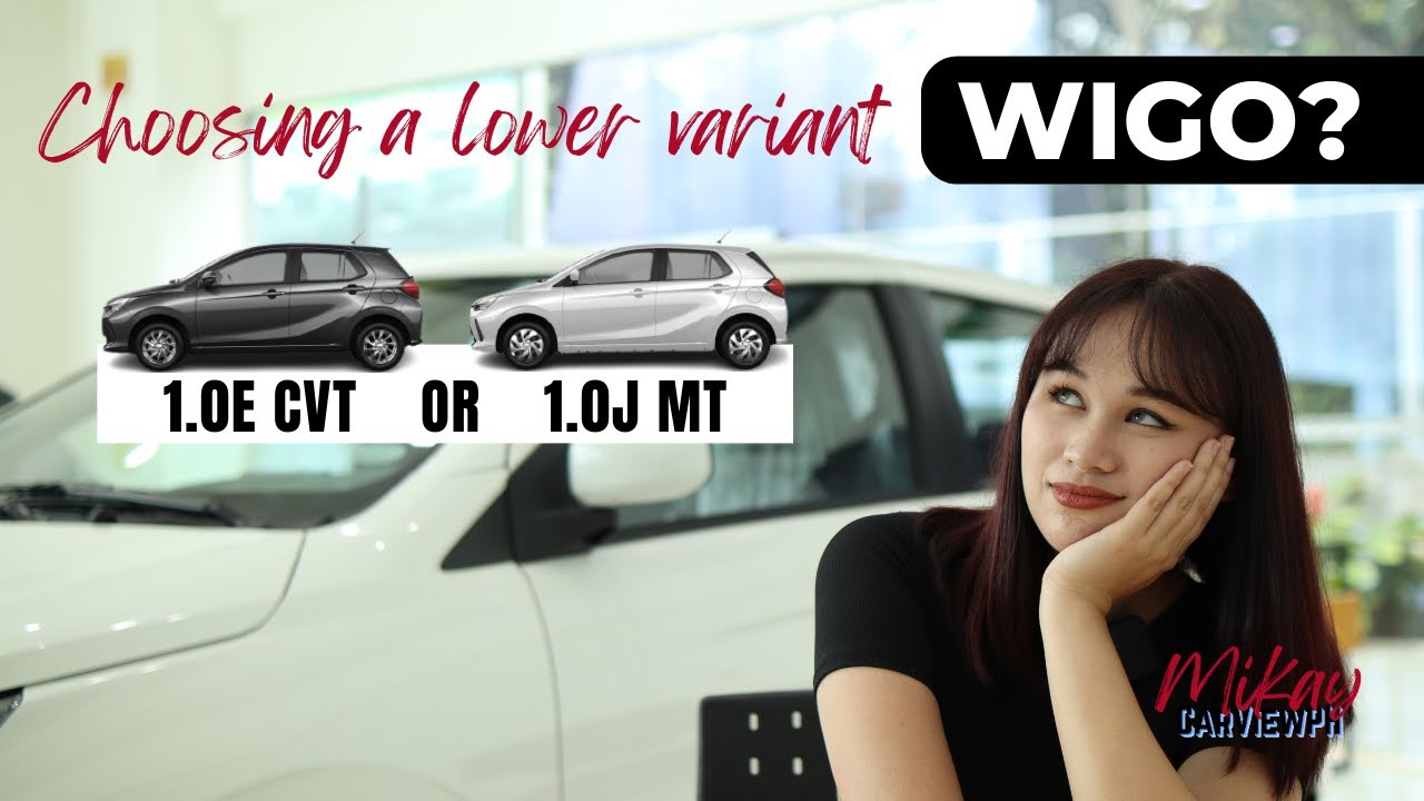Toyota Wigo 1.0E и 1.0J 2024 года | Видеосравнение