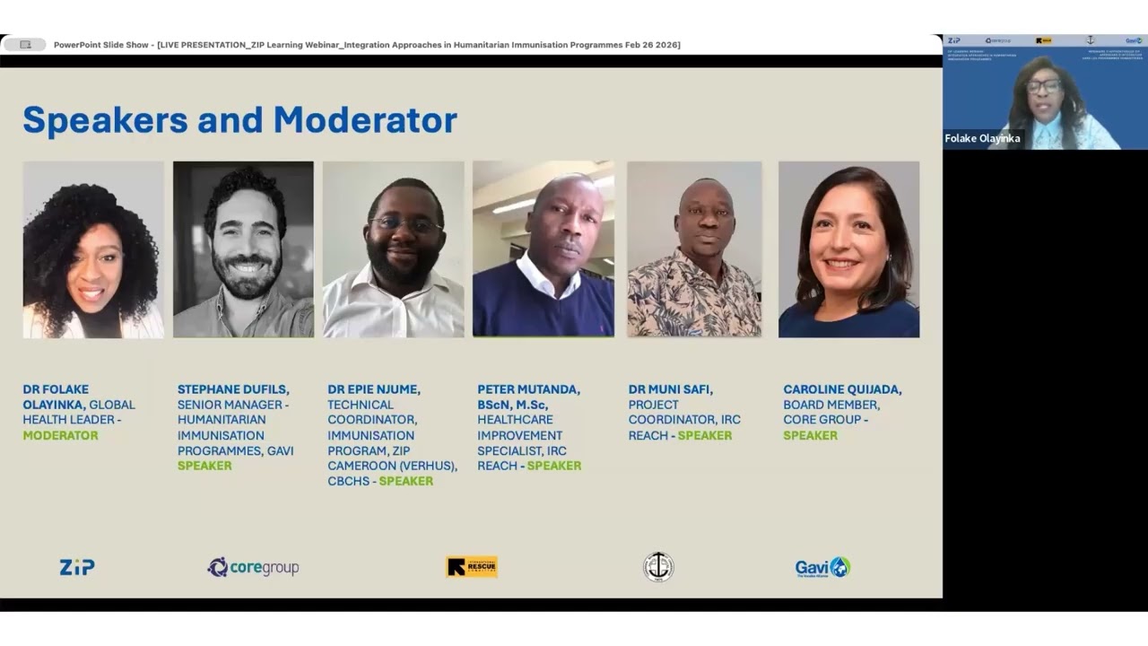 Webinaire d'apprentissage ZIP - Approches d’intégration dans les programmes humanitaires