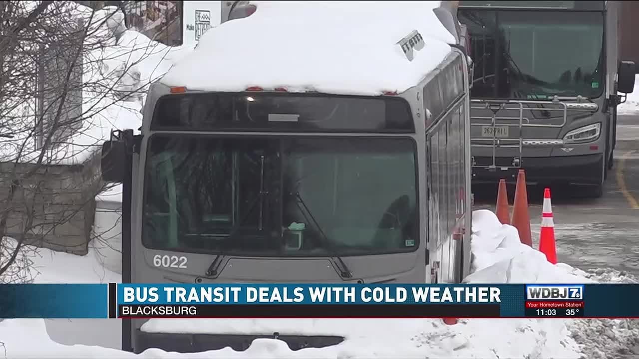 Blacksburg Transit Deals with Cold Weather