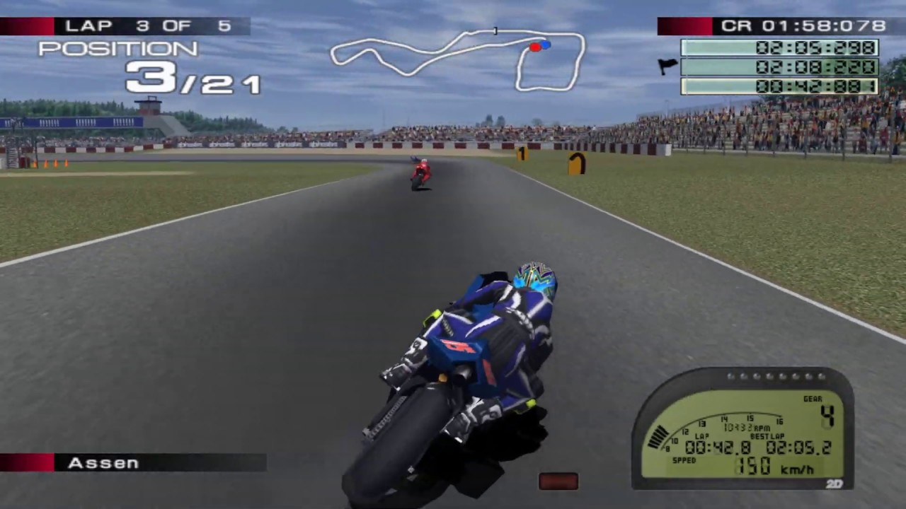 MotoGP 4 PS2 | Assen | Trayectoria #38