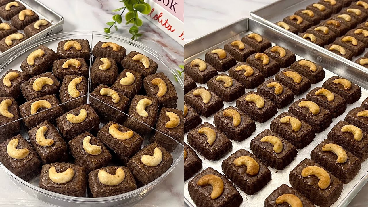 KUE LEBARAN Cookies coklat mete 