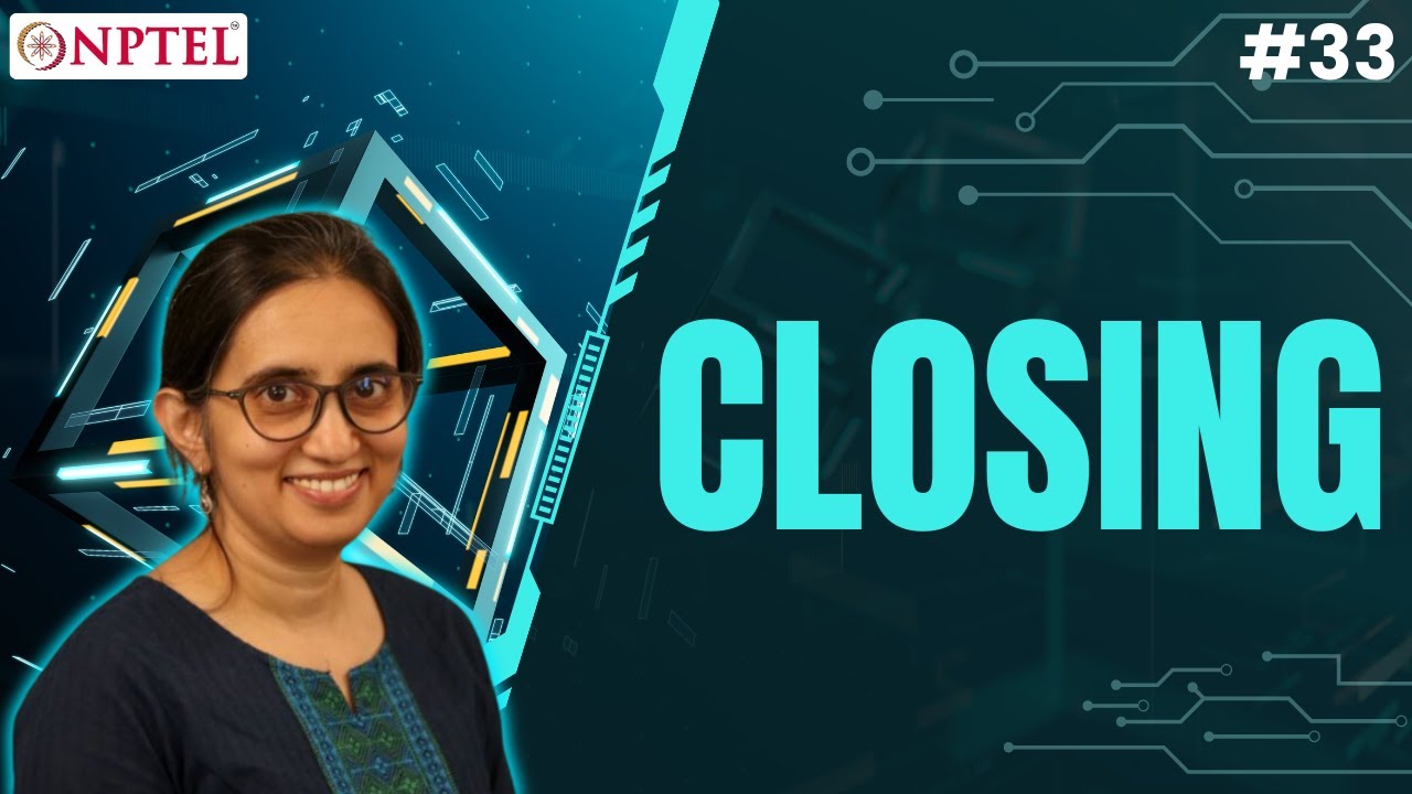 #33 Closing | Designing Learner Centric E Learning in STEM Disciplines