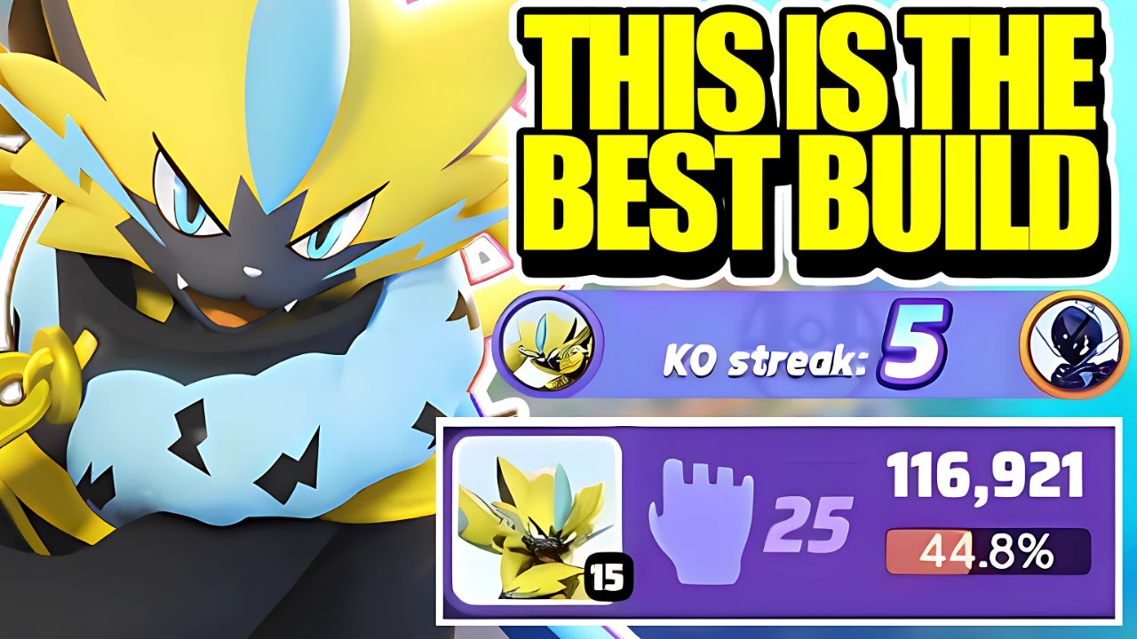 Penta Machine?! The BEST Solo Queue Build for Zeraora | Pokemon Unite