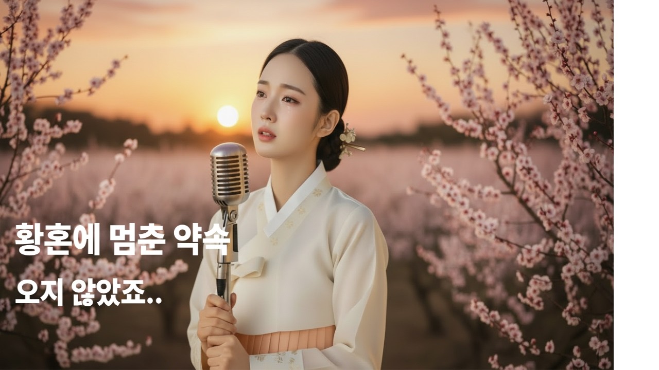 황혼에 멈춘 약속 | 해가 져도 오지 않았죠 (감성 트롯)