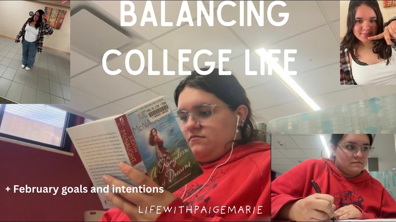 Balancing Life (Weekend Vlog) + February goals and intentions 🩷