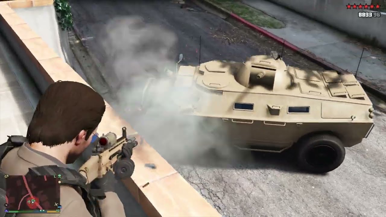 GTA 5 - Mafia Mansion Massacre + Ten Star Escape